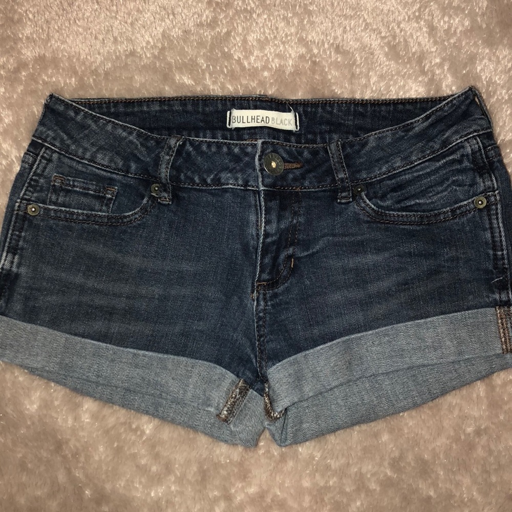Bullhead Black Jean Shorts